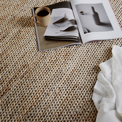 ručne tkaný koberec, veľký koberec, hnedý koberec, prírodný koberec, koberec so vzorom, koberec 80x150