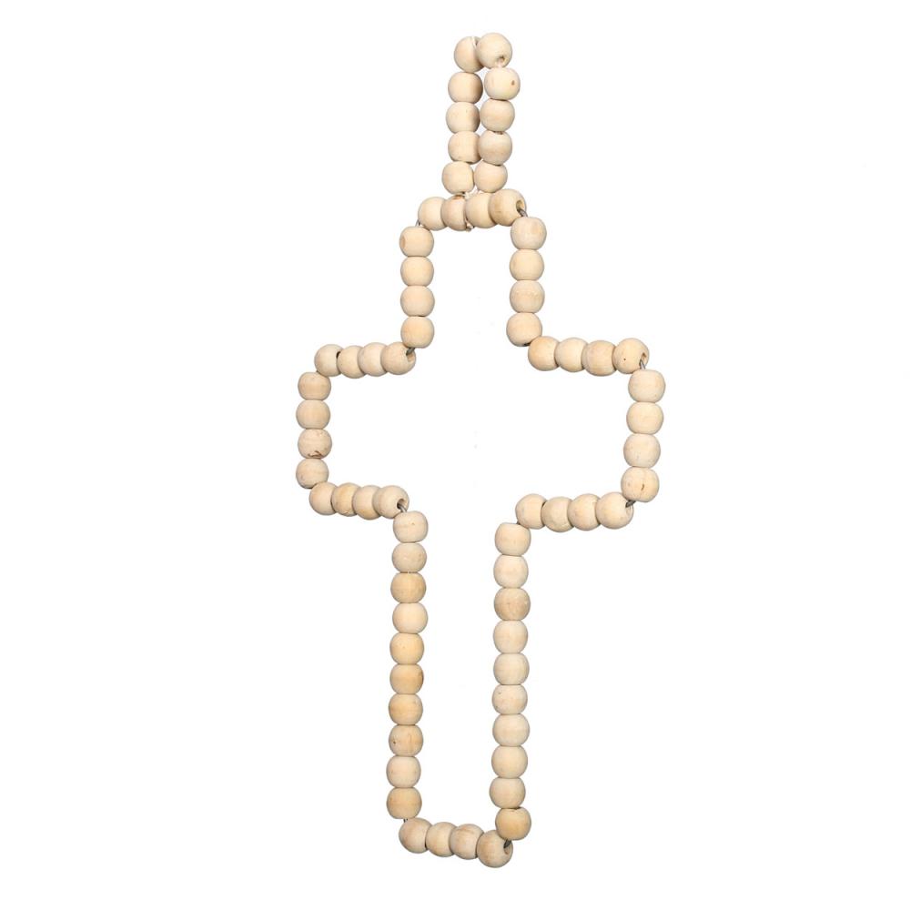 drevený kríž na zavesenie, boho kríž, bohémsky krížik na zavesenie, krížik na stenu