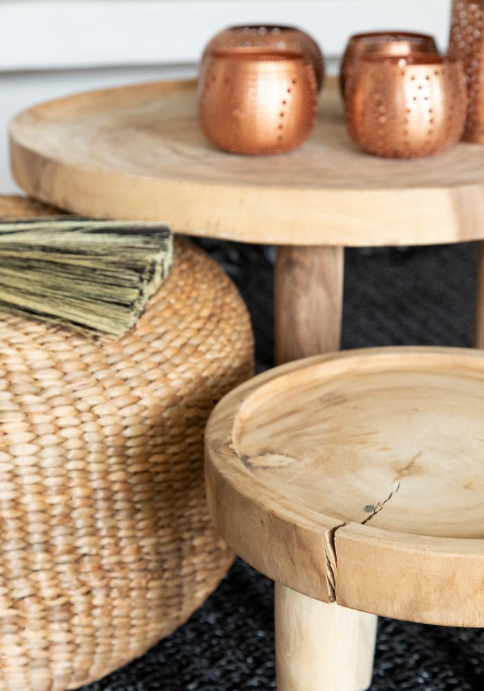 konferenčný stolík, drevený stolík, boho stolík, stolík z prírodného materiálu, malý stôl, nízky stolík, stolík do obývačky, odkladací stolík,nočný stolík, stolík do spálne