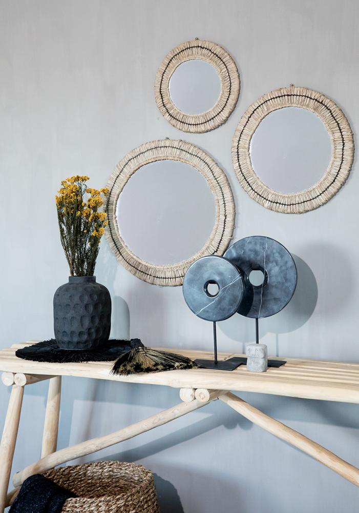 prestieranie na stôl, okrúhle prestieranie na stôl, čierne prestieranie na stôl, čierne okrúhle prestieranie na stôl, boho prestieranie na stôl, doplnky do kuchyne, doplnky na stolovanie, boho stolovanie