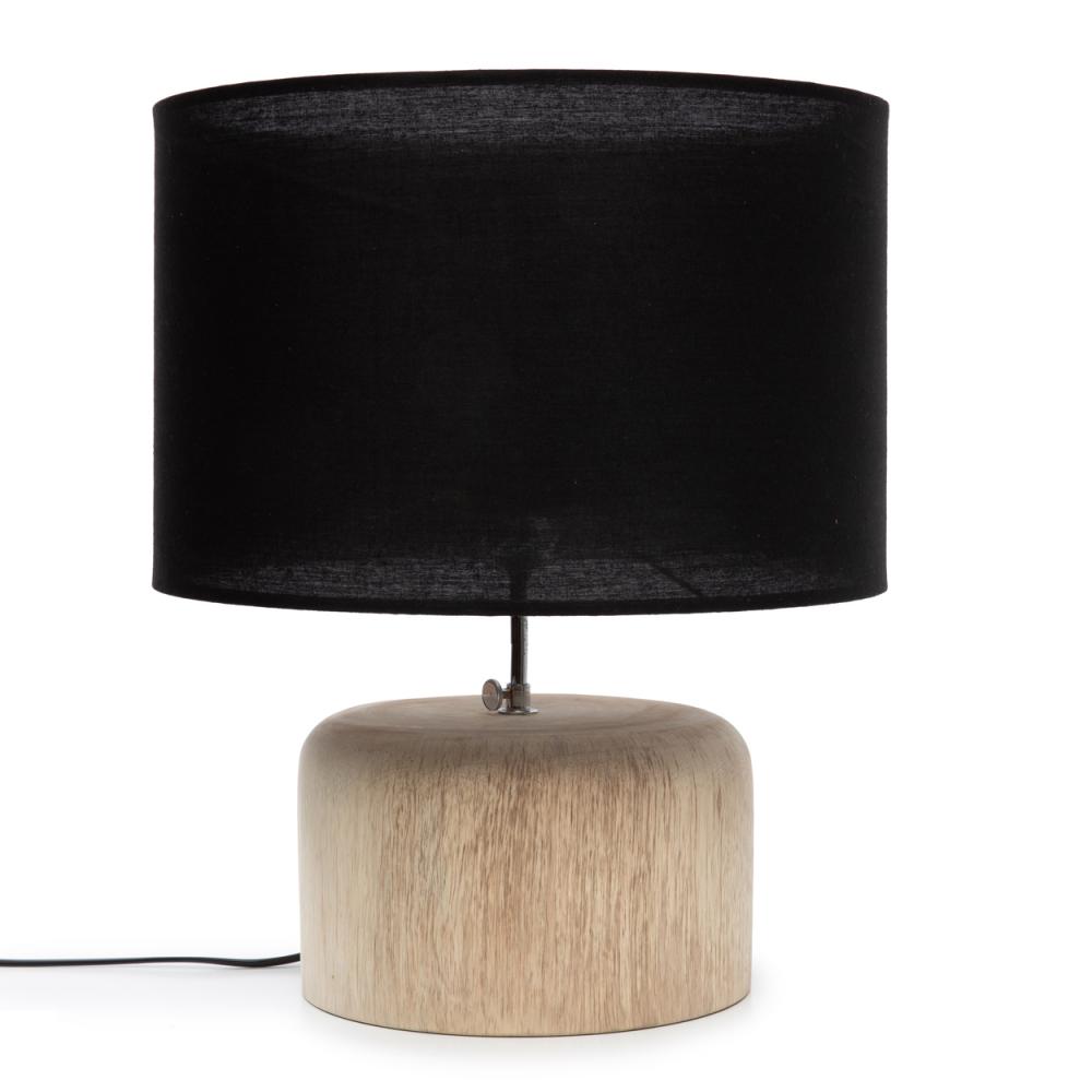 stolová lampa, stolná lampa, lampa na stôl, stojacia lampa, čierna lampa, lampa z teakoveho dreva, lampa z dreva, boho lampa, lampa do spálne, lampa na nočný stolík